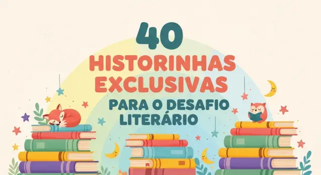 Capa do bônus: 40 Historinhas Exclusivas para o Desafio