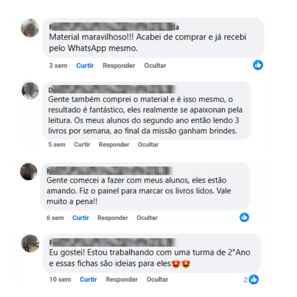 Depoimentos reais de professores que aplicaram o Missão Literária